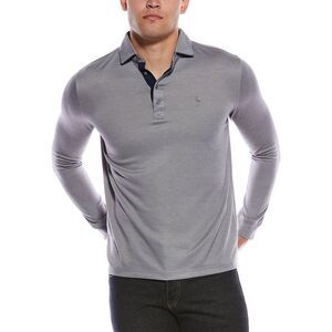 Tailorbyrd Mens Solid Polo Shirt, Gray